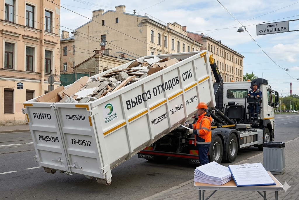 Вывоз отходов в СПб: как выбрать лицензированного подрядчика